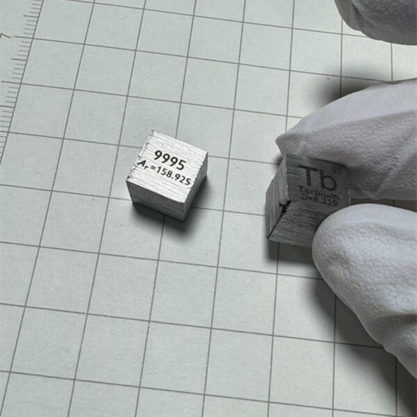 Defective Product 10mm Pure Terbium Cubic, Periodic Phenotype 99.95% High-purity Rare Earth Tb Block - Image 3