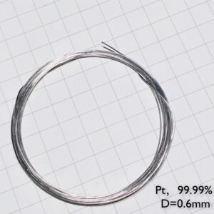 Pure Platinum Wire, Diameter 0.6mm, Length 10cm, 99.99% High-purity Metal Pt