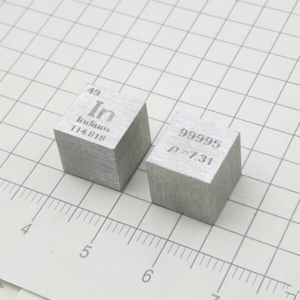 1cm Indium Cubic, 99.995% High-purity Metal In - Image 3