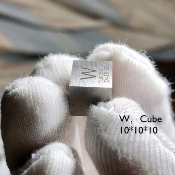 7-piece Set Of Colored 10mm Tungsten Cube, 99.95% High-purity Metal W Block - Image 9