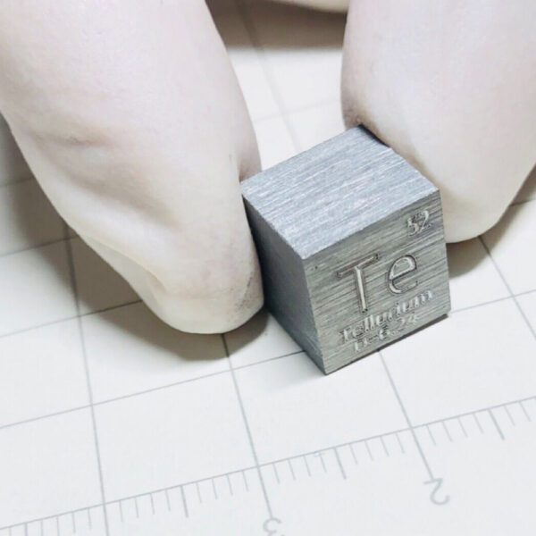 1cm Tellurium Cube, 99.99% High-purity Metal Te Block - Image 2