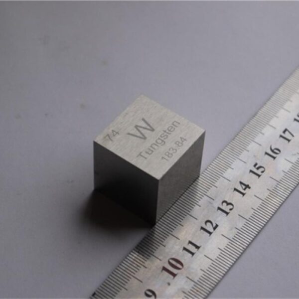 1-inch Tungsten Cube, 99.95% High-purity Metal W Block - Image 2