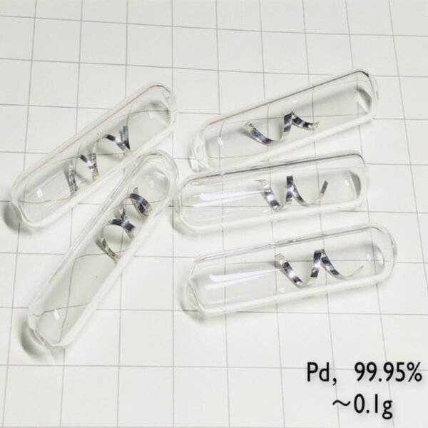 0.1g Glass Sealed Pure Palladium Tape, 99.95% High-purity Precious Metal Pd - Image 2