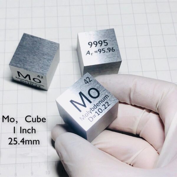 25.4mm Molybdenum Cube, 99.95% High-purity Metal Mo Block - Image 3