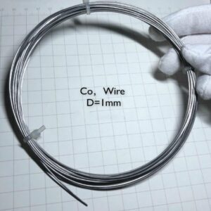 Cobalt Metal Wire, Diameter 1mm, Length 1m, 99.95% High-purity Electrolytic Co