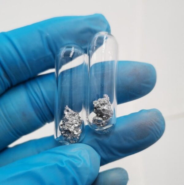 Glass Sealed Manganese Block 1g, Filled with Argon Gas Protection, 99.7% High-purity Rare Element Bright Mn Block - Image 6