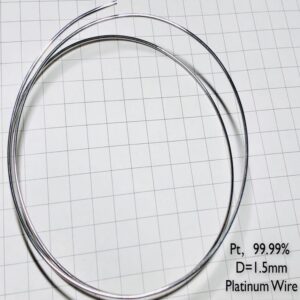 Pure Platinum Wire, Diameter 1.5mm, Length 1cm, 99.99% High-purity Metal Pt