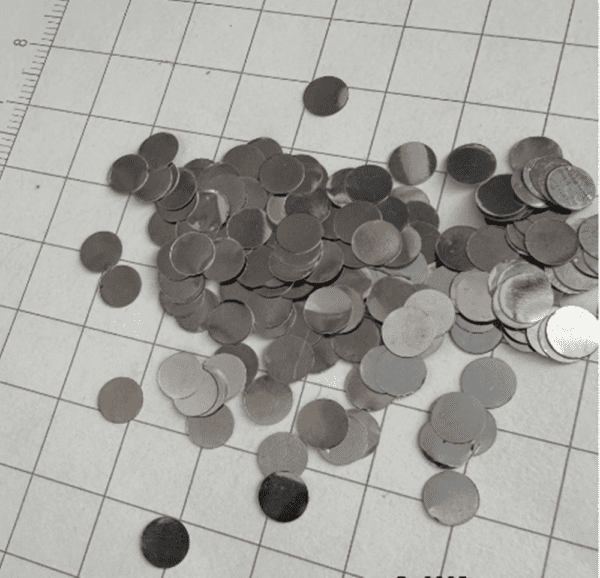 Pure Platinum Small Disc, 99.95% High-purity Metal Pt