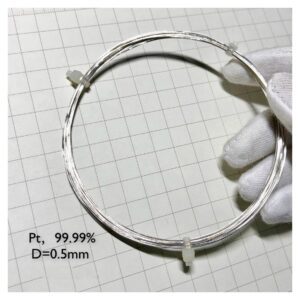Pure Platinum Wire, Diameter 0.5mm, Length 1cm, 99.99% High-purity Metal Pt
