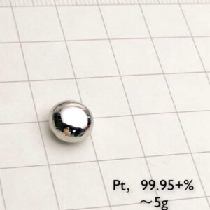 5g Platinum Gold Beads, 99.95% High-purity Metal Pt