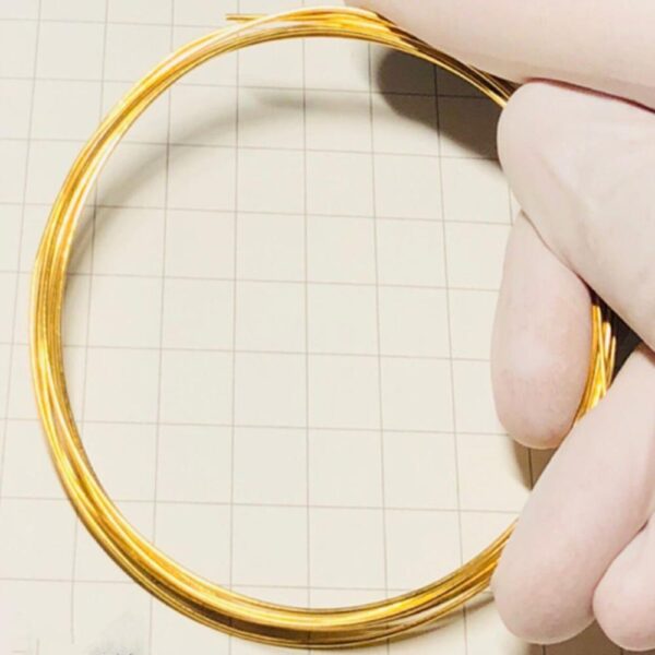 Pure Gold Wire, Diameter 0.8mm, Length 1cm, 99.99% High-purity Au