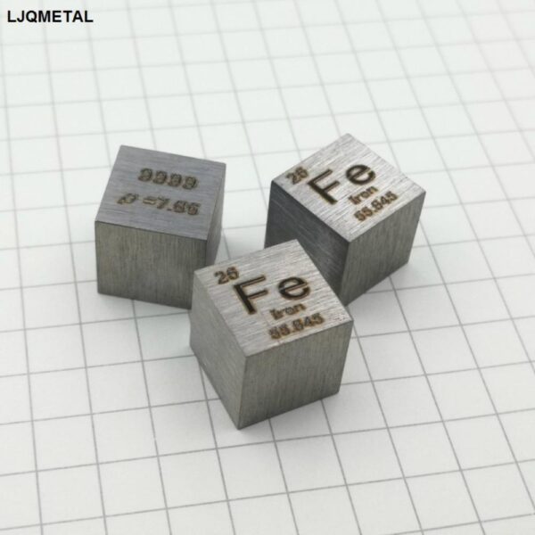 1cm Metal Iron Cube, 99.99% High-purity Element Fe Block - Image 4