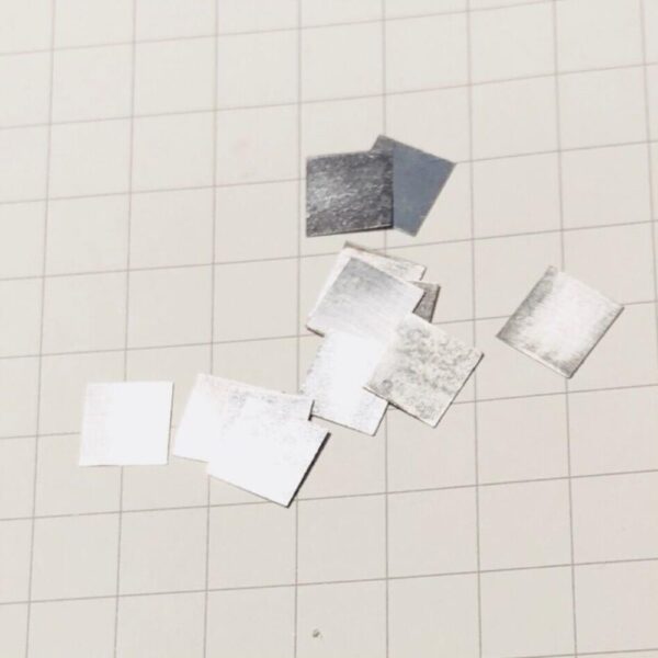 Pure Rhenium Square Piece, 10mm, 99.99% High-purity Rare Re