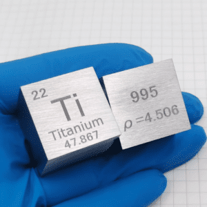 25.4mm Metal Titanium Cubic Element Periodic Phenotype High-purity Ti 99.5%