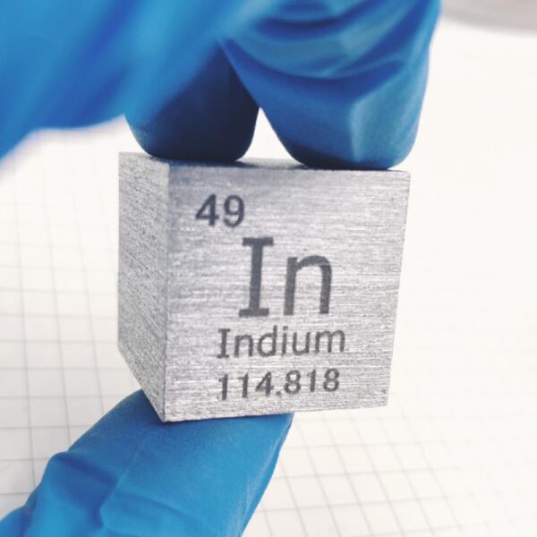 1-inch Indium Cube, 99.995% High-purity Metal In Block - Image 3