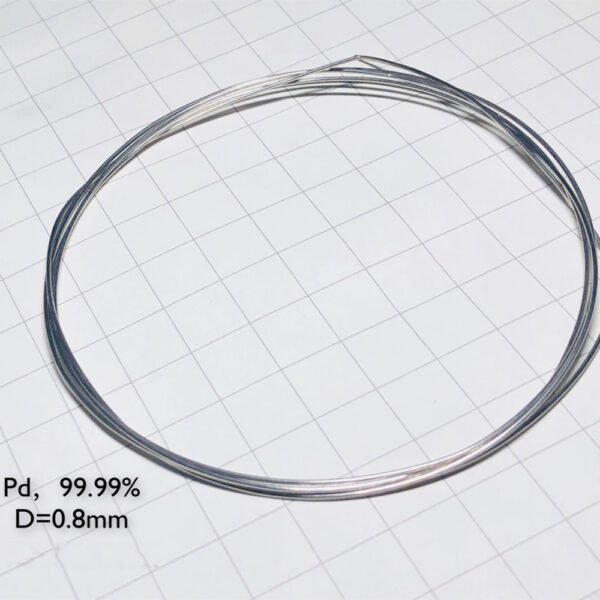 Pure Palladium Wire, Diameter 0.8mm, Length 1cm, 99.99% High-purity Metal Pd - Image 2