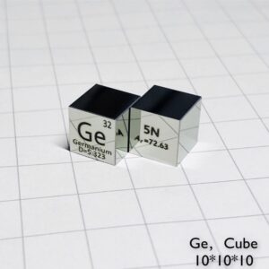 10mm Germanium Cube, Mirror Polished, 99.999% High-purity Metal Ge Block