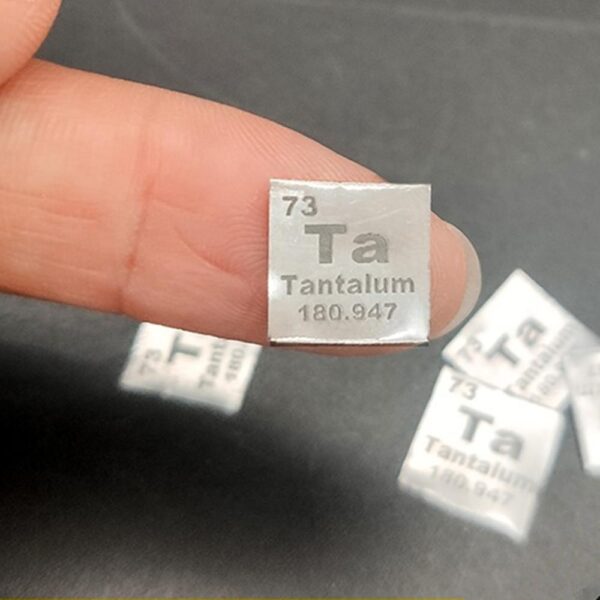 10mm Pure Tantalum Square Piece, Carving Cycle Phenotype 99.9% High-purity Tantalum Metal - Image 2