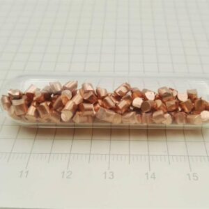 20g Glass Sealed Copper Particles, High-purity Metal Cu 99.99%