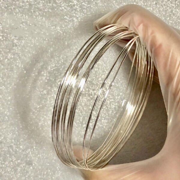 Pure Silver Wire, Diameter 3mm, Length 10cm, 99.99% High-purity Metal Ag