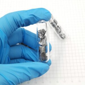 10g Glass Sealed Gadolinium Block, Filled with Argon Gas, 99.9% High-grade Metal Gd