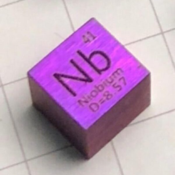 8-piece Set Of Colored 10mm Niobium Cubic, 99.95% High-purity Metal Nb Block - Image 9
