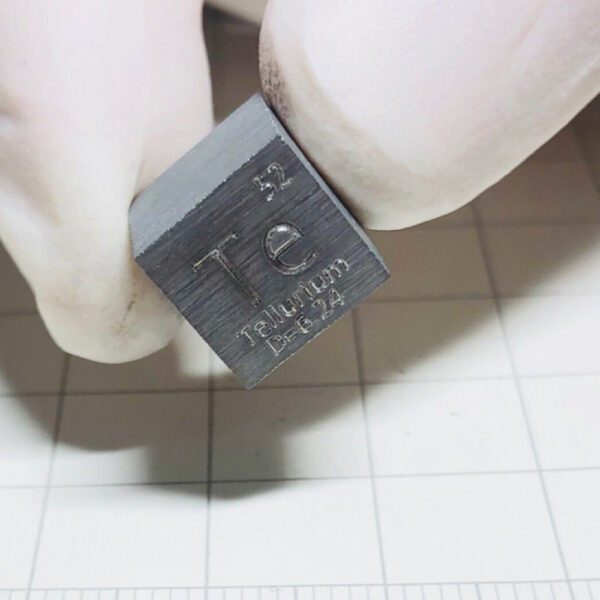 1cm Tellurium Cube, 99.99% High-purity Metal Te Block - Image 3