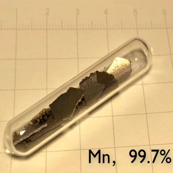 Glass Sealed Pure Manganese Sheet, Filled with Argon Gas Protection, 99.7% High-purity Electrolytic Mn - Image 2
