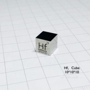 10mm Element Cube of Hafnium