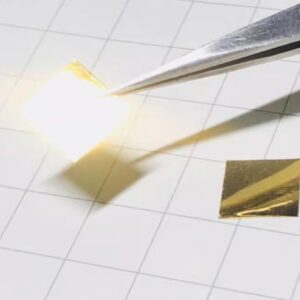 10mm Pure Gold Square Piece, 99.99% High-purity Precious Metal Au