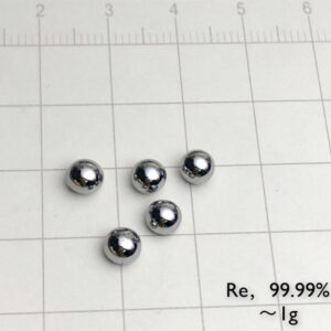1g Pure Rhenium Beads, 99.99% High-purity Rare Re Balls