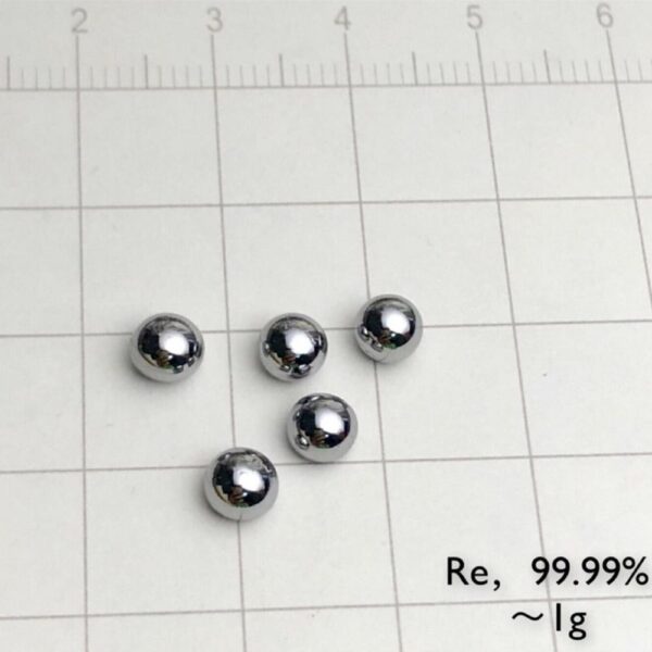 1g Pure Rhenium Beads, 99.99% High-purity Rare Re Balls