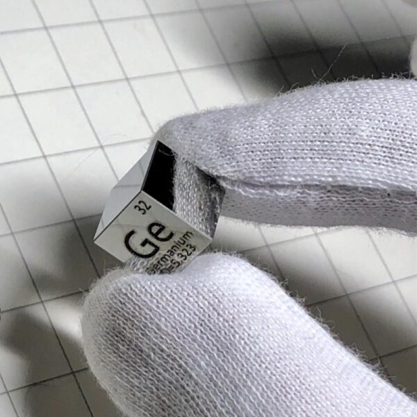 10mm Germanium Cube, Mirror Polished, 99.999% High-purity Metal Ge Block - Image 2