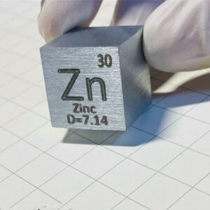 2cm Zinc Cube Element Periodic Phenotype Zn 99.99%