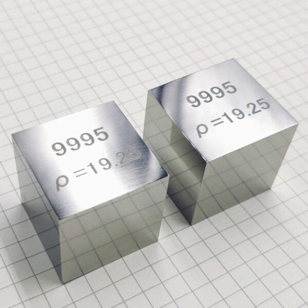 1-inch Tungsten Cube, Mirror Polished, 99.95% High-purity Metal W Block - Image 2