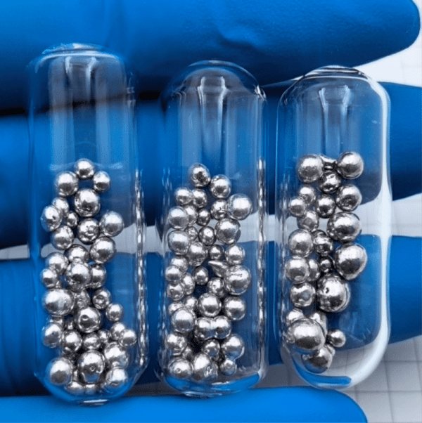 5g Glass Sealed Indium Bead Metal Sample for Element Collection, Hobby Exhibition - Image 4