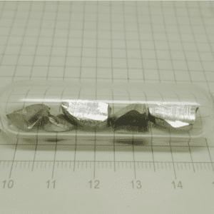 10g Glass Sealed Tin Block, 99.99% High-purity Metal Sn