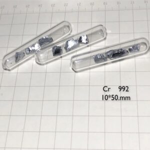 Glass Sealed Metal Chromium Block with Cr 99.2%
