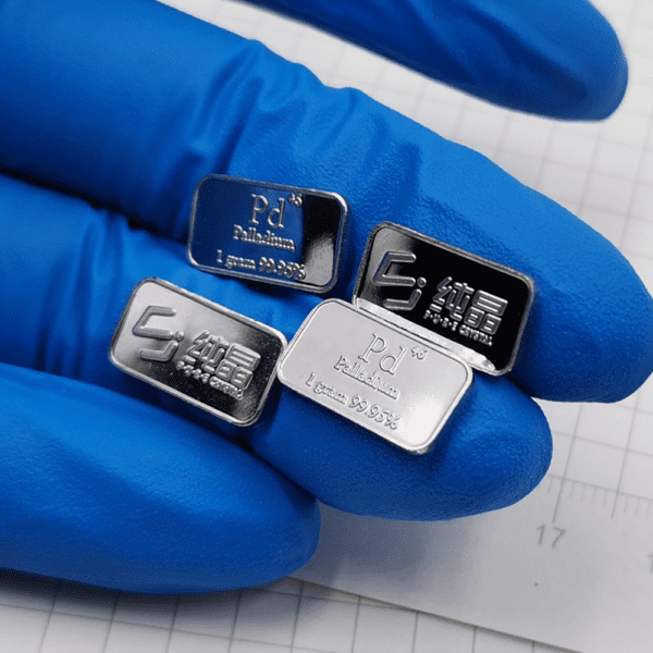 1g Pure Palladium Gold Bar, 99.95% High-purity Metal Pd - Image 3