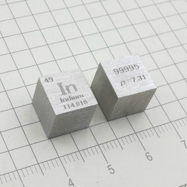 1cm Indium Cubic, 99.995% High-purity Metal In - Image 5