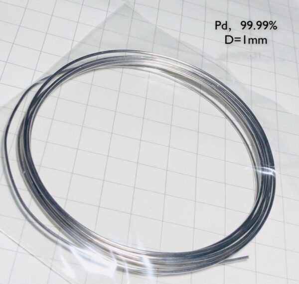 Pure Palladium Wire, Diameter 1mm, Length 1cm, 99.99% High-purity Metal Pd - Image 3