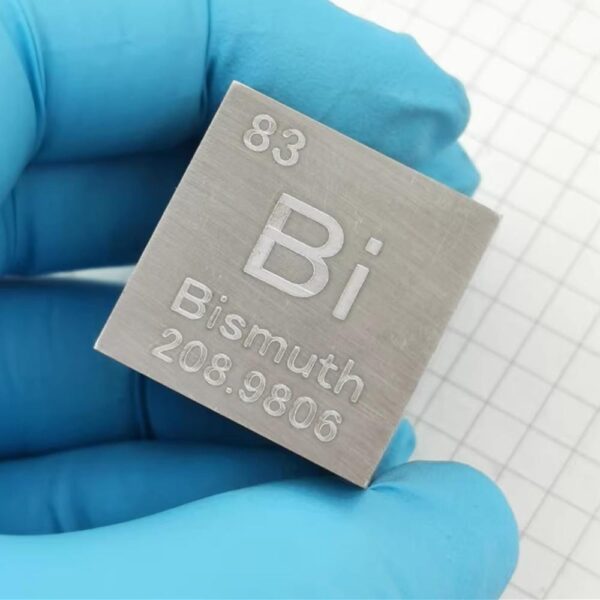 1-inch Metal Bismuth Cube, 99.99% High-purity Element Bi Block - Image 4