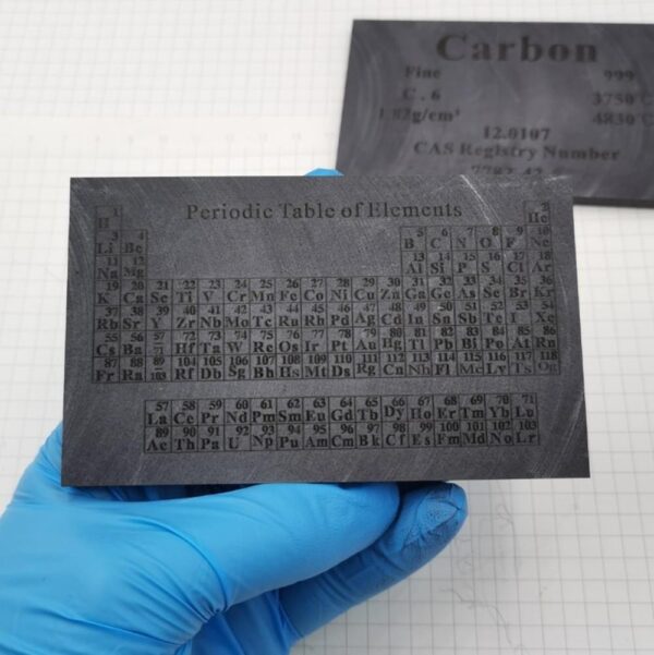 Carbon Element Periodic Phenotype Plate, 99.9% High-purity Metal C - Image 3