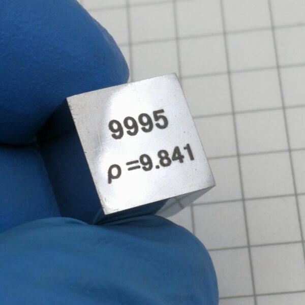 1cm Lutetium Cubic, Mirror Polished, 99.95% High-purity Metal Lu Block - Image 3