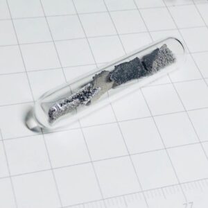 Glass Sealed Pure Manganese Sheet, Filled with Argon Gas Protection, 99.7% High-purity Electrolytic Mn