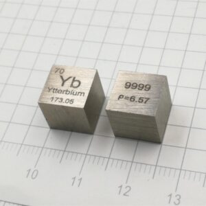 10mm Ytterbium Cubic, 99.99% High-purity Metal Yb Block