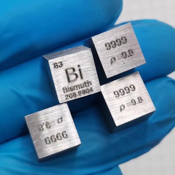 1cm Metal Bismuth Cube, 99.99% High-purity Element Bi Block - Image 3