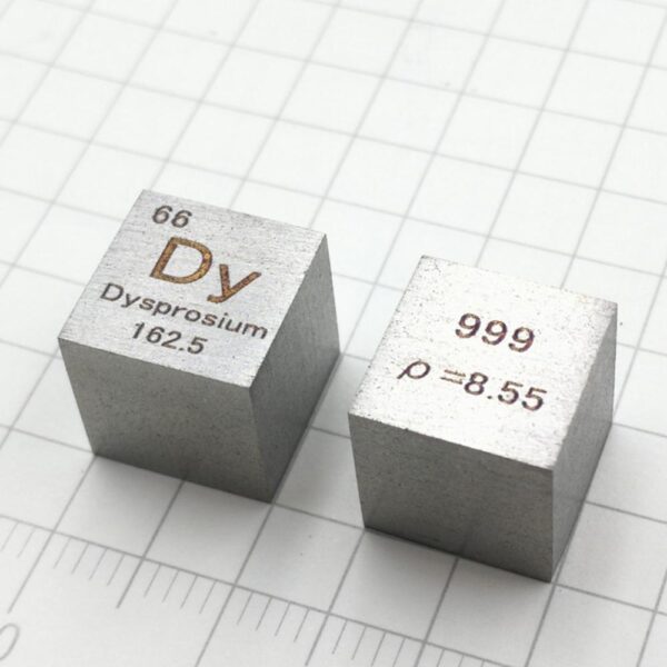1cm Dysprosium Cubic, 99.9% High-purity Metal Dy Block