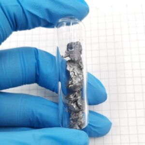 10g Glass Sealed Erbium Block, Filled with Argon Gas, 99.9% High-purity Metal Er