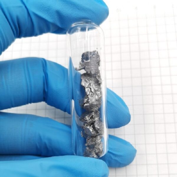 10g Glass Sealed Erbium Block, Filled with Argon Gas, 99.9% High-purity Metal Er